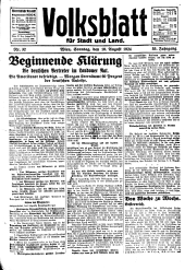 Volksblatt für Stadt und Land