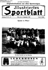 Illustriertes (Österreichisches) Sportblatt