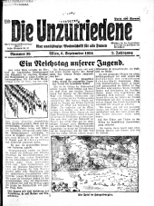 Die Unzufriedene