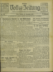 (Österreichische) Volks-Zeitung
