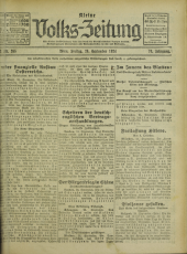(Österreichische) Volks-Zeitung