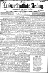 Wiener Landwirtschaftliche Zeitung