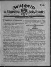 Zeitschrift d. Österr. Reichs-Verbandes f. Feuerwehr- und Rettungswesen