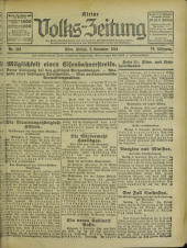 (Österreichische) Volks-Zeitung