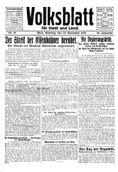 Volksblatt für Stadt und Land