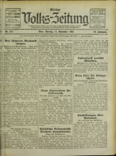 (Österreichische) Volks-Zeitung