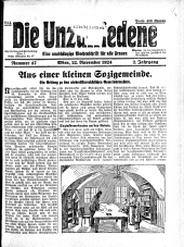 Die Unzufriedene