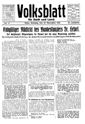 Volksblatt für Stadt und Land