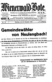 Wienerwald-Bote