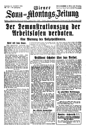 Wiener Sonn- und Montags-Zeitung