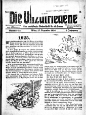 Die Unzufriedene