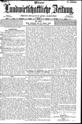 Wiener Landwirtschaftliche Zeitung