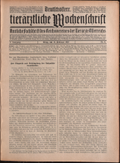 Deutsch-Österreichische tierärztliche Wochenschrift