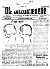 Die Unzufriedene