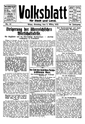 Volksblatt für Stadt und Land