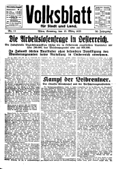 Volksblatt für Stadt und Land