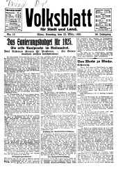 Volksblatt für Stadt und Land
