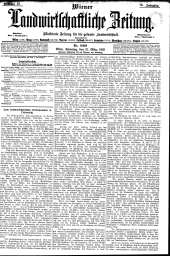 Wiener Landwirtschaftliche Zeitung