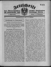 Zeitschrift d. Österr. Reichs-Verbandes f. Feuerwehr- und Rettungswesen