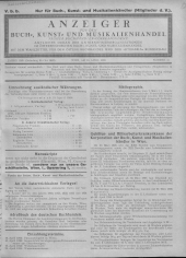 Oesterreichische Buchhändler-Correspondenz