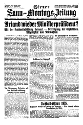 Wiener Sonn- und Montags-Zeitung