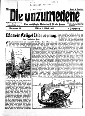 Die Unzufriedene