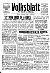 Volksblatt für Stadt und Land