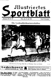 Illustriertes (Österreichisches) Sportblatt