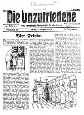 Die Unzufriedene