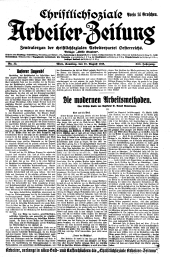 Christlich-soziale Arbeiter-Zeitung