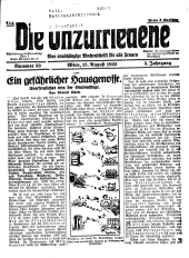 Die Unzufriedene