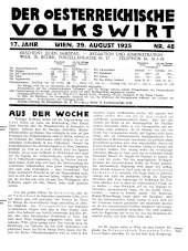 Der österreichische Volkswirt