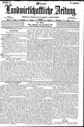 Wiener Landwirtschaftliche Zeitung