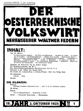 Der österreichische Volkswirt