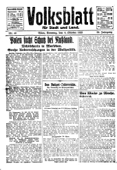 Volksblatt für Stadt und Land