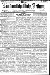 Wiener Landwirtschaftliche Zeitung
