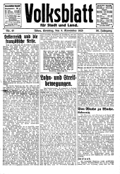 Volksblatt für Stadt und Land