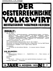 Der österreichische Volkswirt