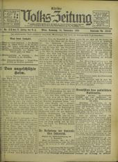 (Österreichische) Volks-Zeitung