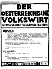 Der österreichische Volkswirt