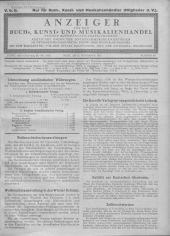 Oesterreichische Buchhändler-Correspondenz