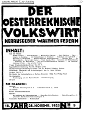 Der österreichische Volkswirt