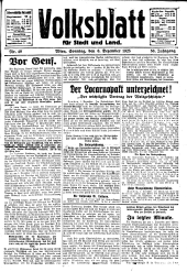 Volksblatt für Stadt und Land