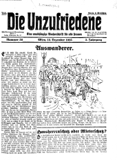 Die Unzufriedene