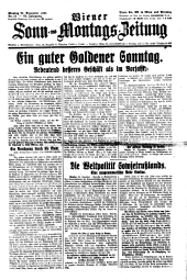 Wiener Sonn- und Montags-Zeitung