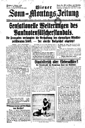 Wiener Sonn- und Montags-Zeitung