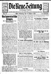 Die neue Zeitung