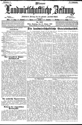 Wiener Landwirtschaftliche Zeitung