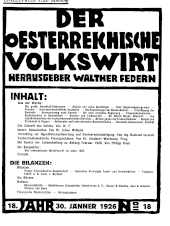 Der österreichische Volkswirt