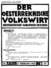 Der österreichische Volkswirt